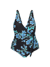 Load image into Gallery viewer, Bahamas Blue Waist Tie One Piece
