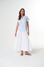 Load image into Gallery viewer, The Day Dream Polo - White/Skyway Blue
