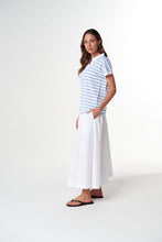 Load image into Gallery viewer, The Day Dream Polo - White/Skyway Blue
