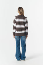 Load image into Gallery viewer, CPS Rugby Cotton V Neck Sweater Chocolate / Torte
