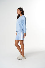 Load image into Gallery viewer, The Fave Cross Sweater - Skyride Blue
