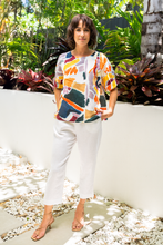 Load image into Gallery viewer, Cuff Sleeve Top - Abstract
