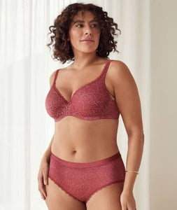 Barely There Lace Contour Bra / Copper Rouge