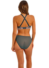 Load image into Gallery viewer, Embrace Lace Dark Slate/cloud Pink Plunge Underwire Bra
