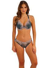 Load image into Gallery viewer, Embrace Lace Dark Slate/cloud Pink Plunge Underwire Bra
