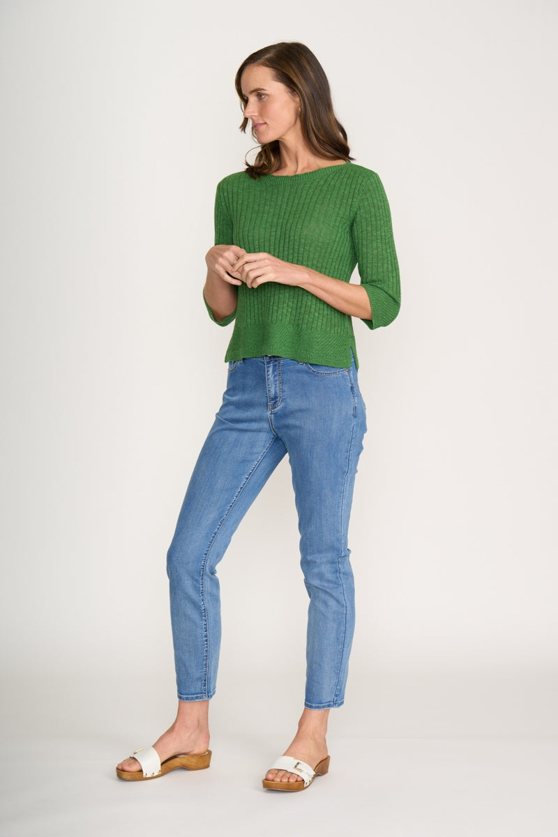 Foil - Knitty Gritty Sweater - Palm Leaf