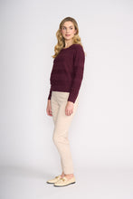 Load image into Gallery viewer, Face Value Sweater / Berry
