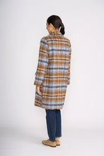 Load image into Gallery viewer, Foil Cover Story Coat in Toffee Check
