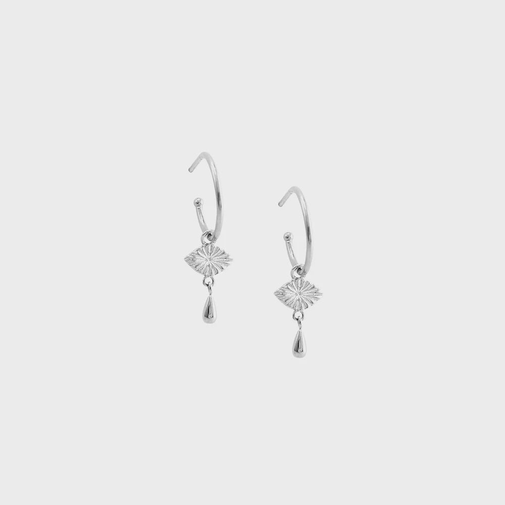 FRANCES EARRINGS STERLING 925 - SILVER