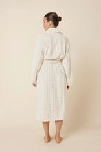 Load image into Gallery viewer, Gabriella Plush Long Robe Ivory
