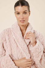Load image into Gallery viewer, Gabriella Plush Long Robe Pink
