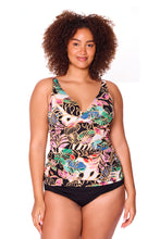 Load image into Gallery viewer, Tropicana Cross Over Tankini Top
