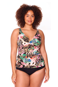 Tropicana Cross Over Tankini Top