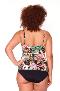 Tropicana Cross Over Tankini Top