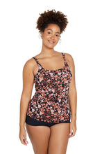 Load image into Gallery viewer, Scoop Neck Tankini / Autumn Leaves
