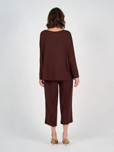 Load image into Gallery viewer, Gina Long Sleeved Bamboo Top - Burgundy
