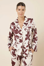 Load image into Gallery viewer, Ivy Silky Satin PJ Set Burgundy
