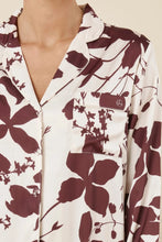 Load image into Gallery viewer, Ivy Silky Satin PJ Set Burgundy
