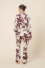 Load image into Gallery viewer, Ivy Silky Satin PJ Set Burgundy
