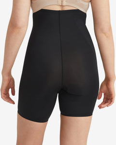 Smooth High Waist Short With Control Panels / Black
