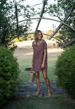 Load image into Gallery viewer, HUMIDITY Yana Dress / CHOCOLATE
