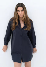 Load image into Gallery viewer, Freestyle Shirt Dress / Midnight
