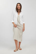 Load image into Gallery viewer, Bella Linen Jacket / White
