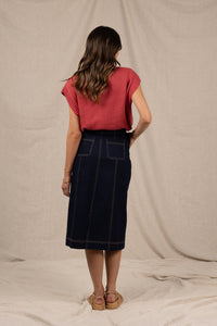 Saturn Skirt / Dark Blue