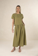 Load image into Gallery viewer, MARISE TOP - OLIVE
