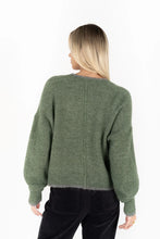 Load image into Gallery viewer, HUMIDITY Romi Cardi / Green &amp; Grey
