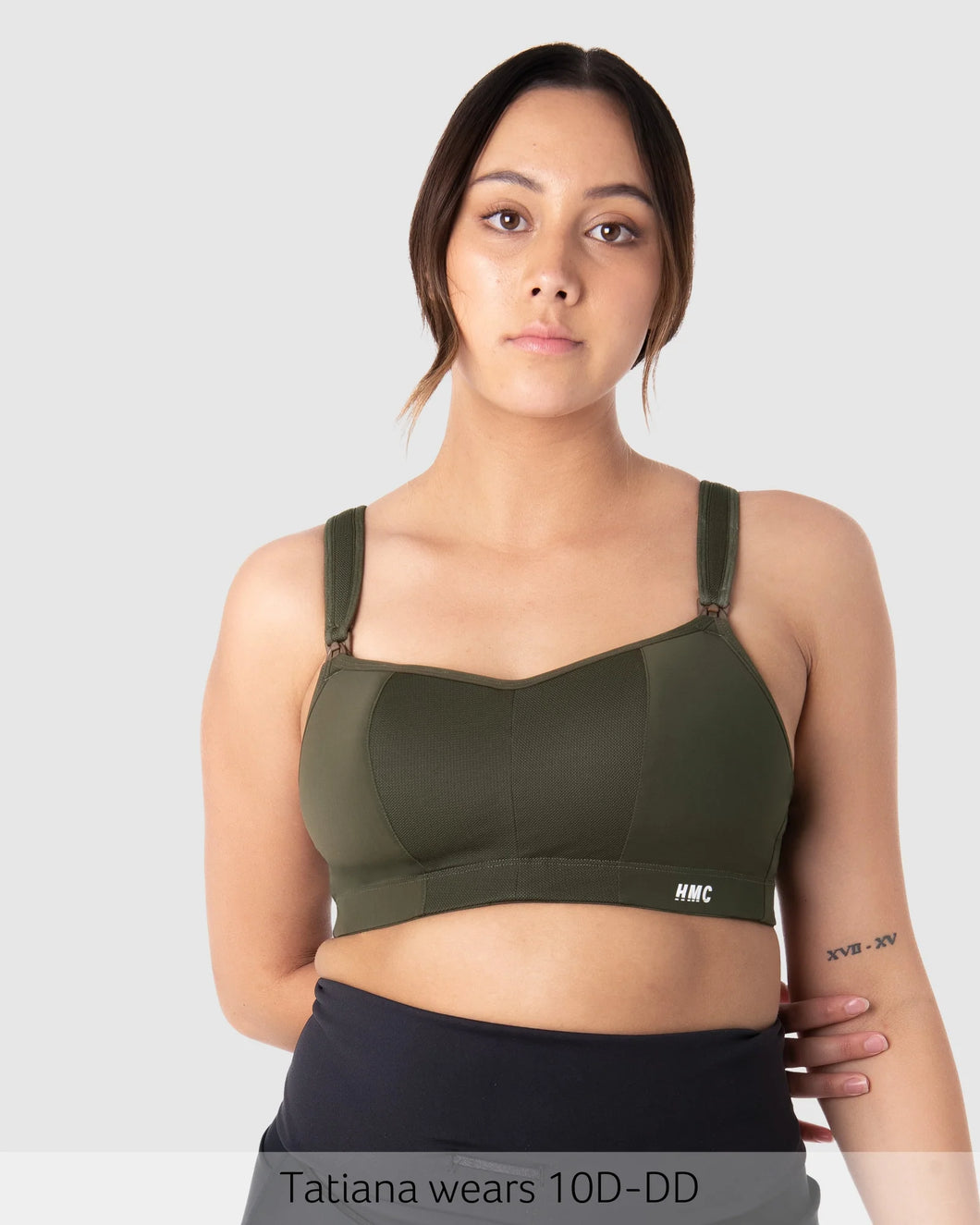 Hotmilk Zen Wirefree Maternity Sports Bra / Olive