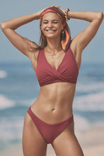 Load image into Gallery viewer, Spinnaker Cross Front Multifit Bra - Terracotta
