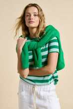 Load image into Gallery viewer, Little Lies Tilly Stripe Tee - Green / Blue
