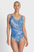 Load image into Gallery viewer, Tigeress Gathered Surplice One Piece
