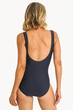 Load image into Gallery viewer, Jantzen Square Neck One Piece Navy / Floral
