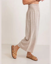 Load image into Gallery viewer, Shirred Waist Pant Natural
