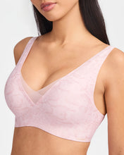 Load image into Gallery viewer, Jockey Women's Sheer Edge Plunge Bra - Pink Serpent
