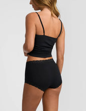 Load image into Gallery viewer, Parisienne Cotton Full Brief / Black
