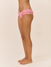 Load image into Gallery viewer, Gingham Nicker - Geranium
