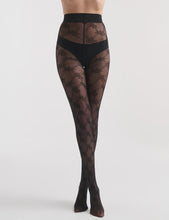 Load image into Gallery viewer, ANNALISA FLORAL TIGHT - NERO
