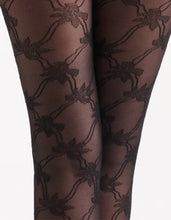 Load image into Gallery viewer, ANNALISA FLORAL TIGHT - NERO
