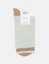 Load image into Gallery viewer, LINA FINE STRIPE CREW SOCK - GELATO

