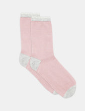 Load image into Gallery viewer, LINA FINE STRIPE CREW SOCK - TULLE
