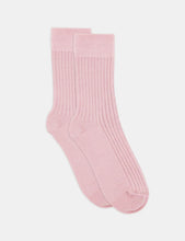Load image into Gallery viewer, IDA CLASSIC RIB CREW SOCK - TULLE
