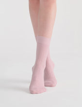 Load image into Gallery viewer, IDA CLASSIC RIB CREW SOCK - TULLE
