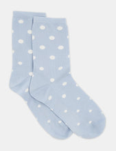 Load image into Gallery viewer, GIGI SPOT CREW SOCK - CAPRI
