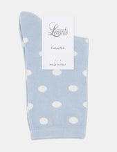 Load image into Gallery viewer, GIGI SPOT CREW SOCK - CAPRI
