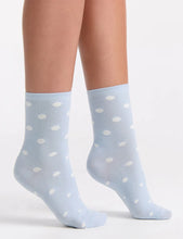 Load image into Gallery viewer, GIGI SPOT CREW SOCK - CAPRI
