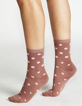 Load image into Gallery viewer, Gigi Spot Crew Sock / Mink
