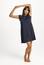 Load image into Gallery viewer, Supima Cap Sleeve Nightie Navy
